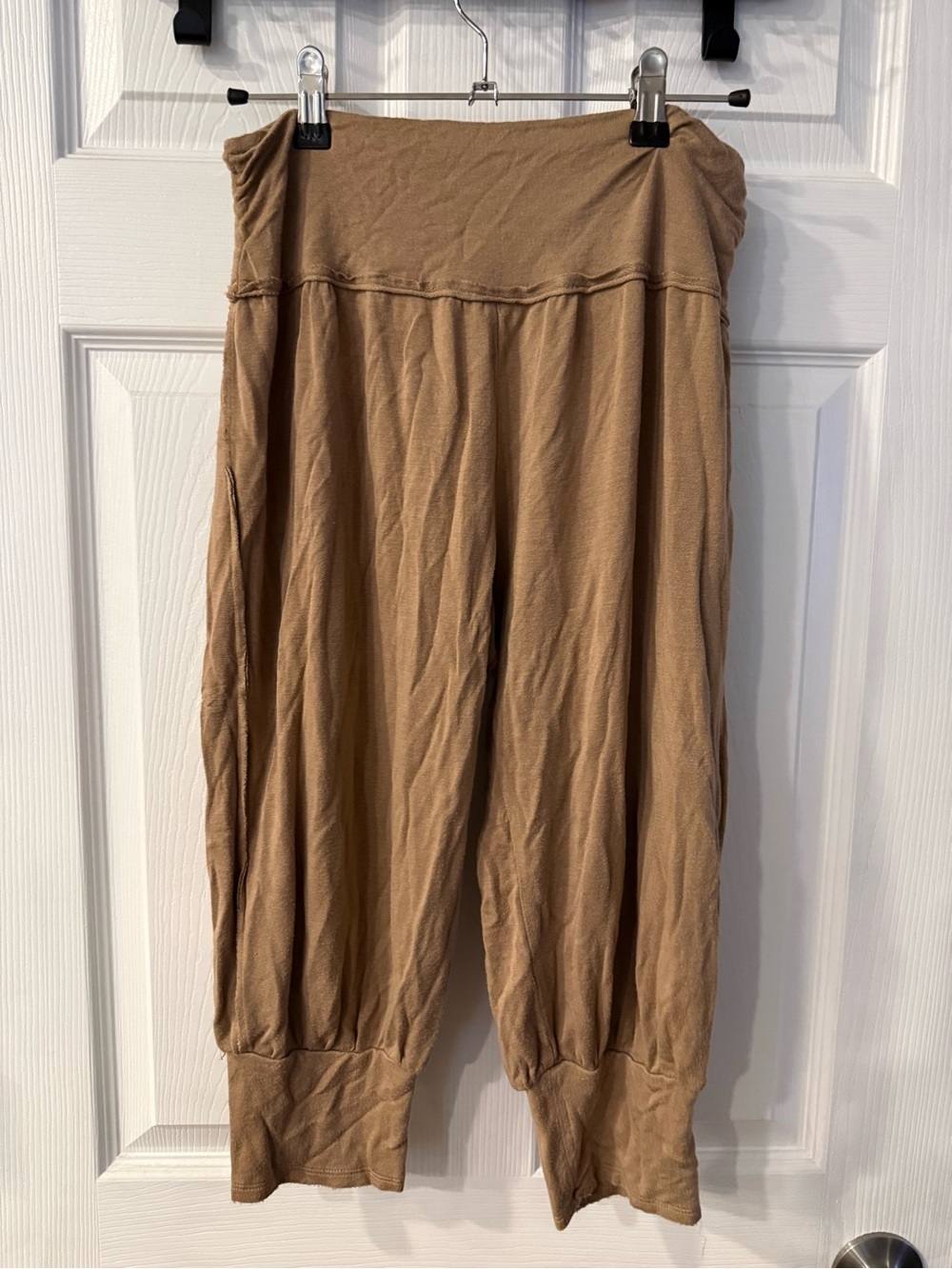 FP Movement by Free People Relaxed Harem Track Pants in Tan